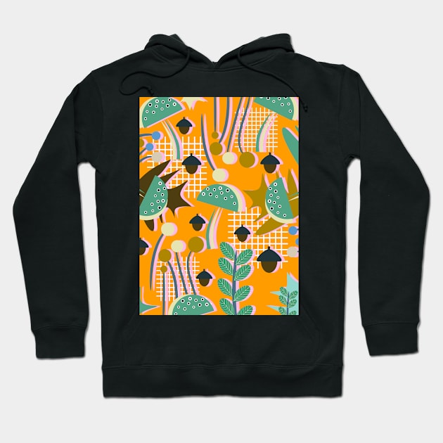 Autumn mushrooms Hoodie by cocodes